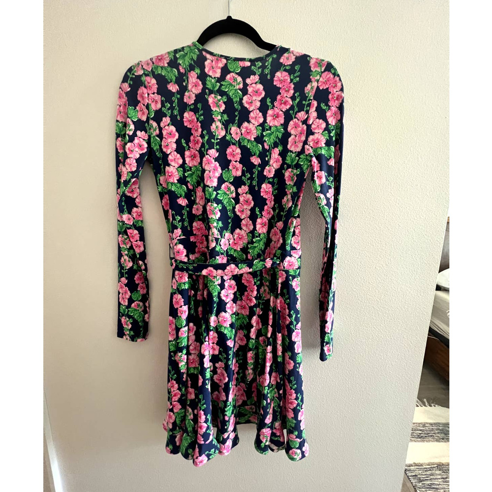 NWT!! Lilly Pulitzer Mirelle Romper Oyster Bay Navy De Vine Wrap Stretch Dress - Picture 8 of 10